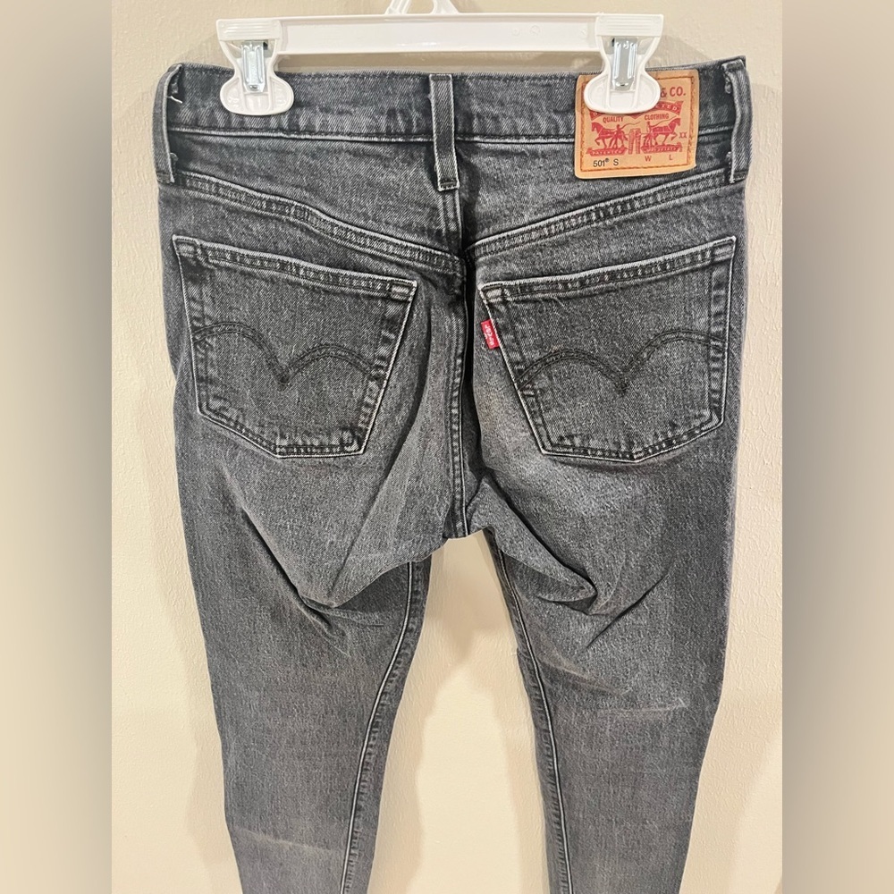 Women’s Levi's 501 Skinny Jeans - W24 L28 - Picture 4 of 9